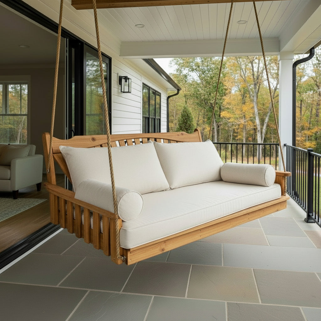 Fanback Swing Bed